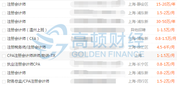 注册会计师年薪多少