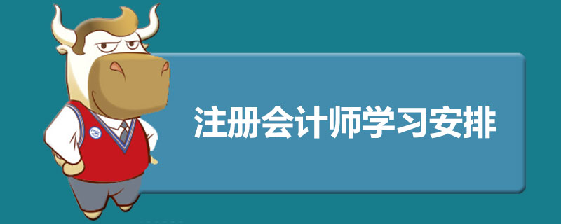 注册会计师学习时间安排是什么